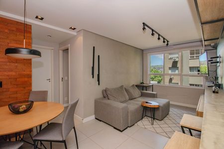 Sala de apartamento à venda com 2 quartos, 64m² em Jardim Carvalho, Porto Alegre