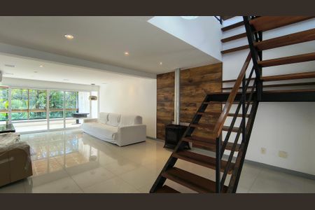 Sala de apartamento para alugar com 4 quartos, 340m² em Recreio dos Bandeirantes, Rio de Janeiro