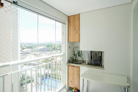 Varanda gourmet de apartamento à venda com 2 quartos, 63m² em Jardim São Caetano, São Caetano do Sul