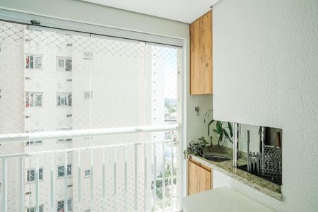 Varanda gourmet de apartamento à venda com 2 quartos, 63m² em Jardim São Caetano, São Caetano do Sul