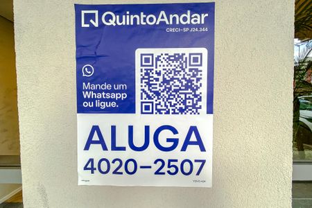 Studio para alugar com 24m², 1 quarto e sem vaga Studio para alugar com 24m², 1 quarto e sem vagaPlaca