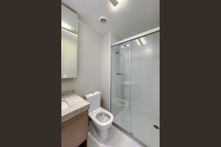 Banheiro Social de kitnet/studio para alugar com 1 quarto, 24m² em Vila Mariana, São Paulo