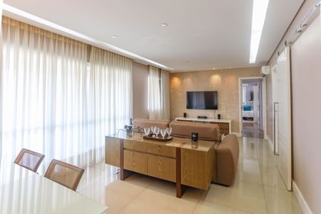 Sala  de apartamento à venda com 3 quartos, 113m² em Centro, Diadema