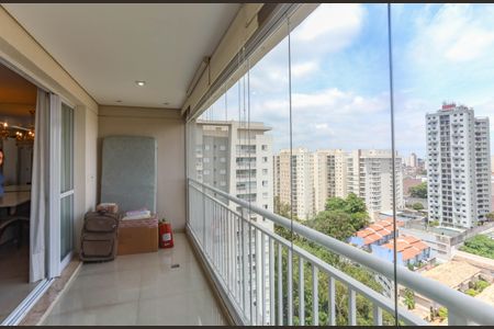 Varanda da sala  de apartamento à venda com 3 quartos, 113m² em Centro, Diadema