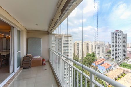 Varanda da sala  de apartamento à venda com 3 quartos, 113m² em Centro, Diadema