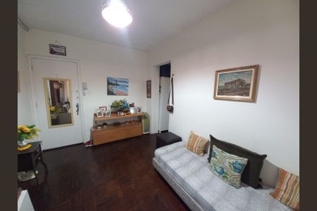 Sala de apartamento para alugar com 1 quarto, 52m² em Centro, São Vicente