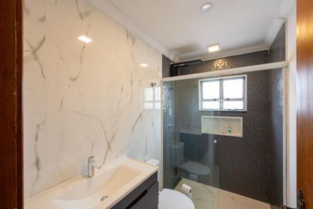 Apartamento para alugar com 105m², 4 quartos e 2 vagasBanheiro das Semi Suítes 1 e 2