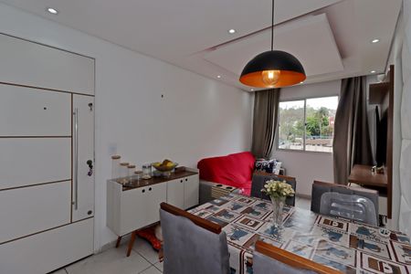 Sala de apartamento à venda com 2 quartos, 50m² em Vila Lutécia, Santo André