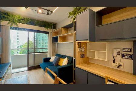 Studio à venda com 40m², 1 quarto e 1 vaga Studio à venda com 40m², 1 quarto e 1 vagaSala