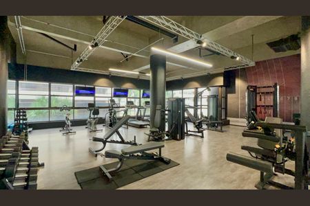 Studio à venda com 40m², 1 quarto e 1 vaga Studio à venda com 40m², 1 quarto e 1 vagaAcademia