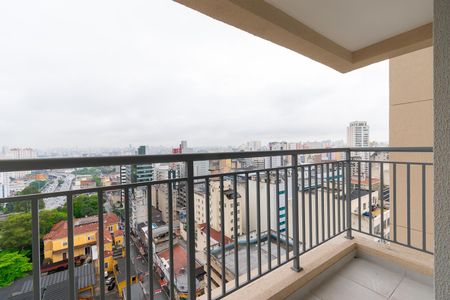 Varanda da Sala de apartamento à venda com 1 quarto, 28m² em Liberdade, São Paulo