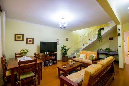 Sala de casa à venda com 3 quartos, 176m² em Vila Scarpelli, Santo André