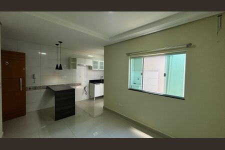 Sala de apartamento à venda com 2 quartos, 54m² em Vila Valparaíso, Santo André