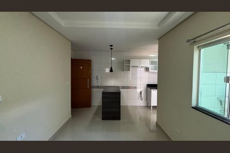 Sala de apartamento à venda com 2 quartos, 54m² em Vila Valparaíso, Santo André
