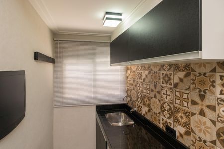 Apartamento para alugar com 52m², 2 quartos e 2 vagas Apartamento para alugar com 52m², 2 quartos e 2 vagasCozinha e Área de Serviço
