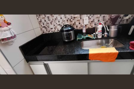 Cozinha de apartamento para alugar com 2 quartos, 42m² em Serrano, Belo Horizonte