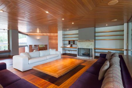 sala de casa de condomínio à venda com 3 quartos, 553m² em Estância Serrana, Nova Lima