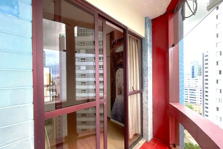 Varanda do Quarto de kitnet/studio para alugar com 1 quarto, 42m² em Funcionários, Belo Horizonte