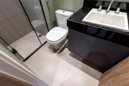 Studio para alugar com 21m², 1 quarto e sem vaga Studio para alugar com 21m², 1 quarto e sem vagaBanheiro