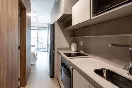 Studio para alugar com 21m², 1 quarto e sem vaga Studio para alugar com 21m², 1 quarto e sem vagaCozinha