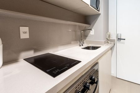 Studio para alugar com 21m², 1 quarto e sem vaga Studio para alugar com 21m², 1 quarto e sem vagaCozinha