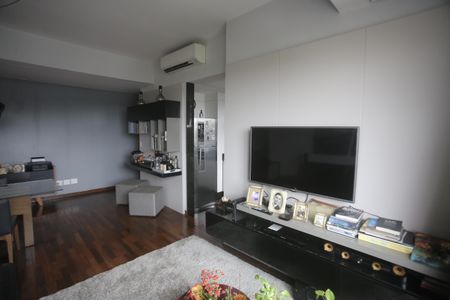 Sala de apartamento para alugar com 1 quarto, 48m² em Belvedere, Belo Horizonte