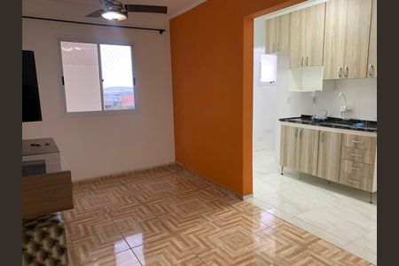 Sala de apartamento à venda com 2 quartos, 54m² em Parque Residencial Jundiaí, Jundiaí