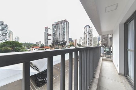 Studio à venda com 37m², 1 quarto e sem vagaVaranda