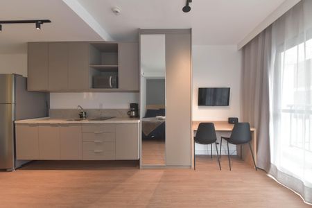 Studio à venda com 37m², 1 quarto e sem vagaCozinha