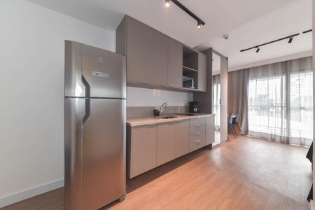 Studio à venda com 37m², 1 quarto e sem vagaCozinha