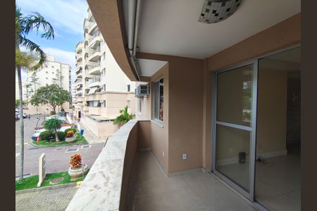 Varanda - Sala de apartamento à venda com 3 quartos, 76m² em Pechincha, Rio de Janeiro