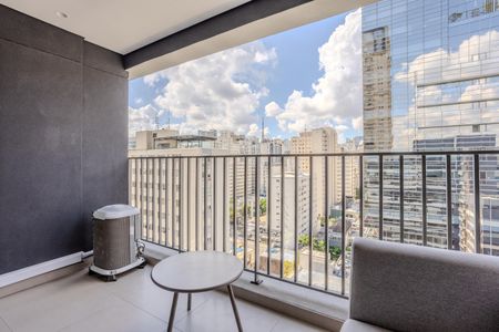 Varanda de apartamento para alugar com 1 quarto, 27m² em Cerqueira César, São Paulo