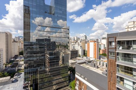 Vista da Varanda de apartamento para alugar com 1 quarto, 27m² em Cerqueira César, São Paulo