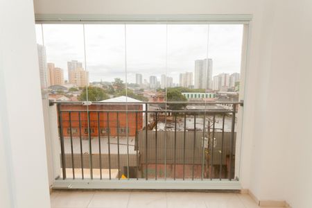 Varanda da Sala de apartamento para alugar com 2 quartos, 48m² em Jardim Santo Antoninho, São Paulo