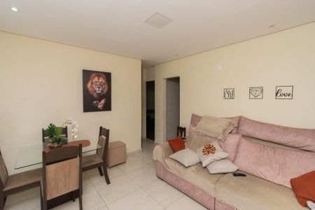 Sala de apartamento à venda com 2 quartos, 53m² em Jardim Riacho das Pedras, Contagem