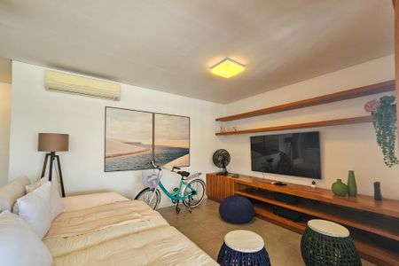 Sala de apartamento para alugar com 3 quartos, 137m² em Balneario Cidade Atlantica, Guarujá