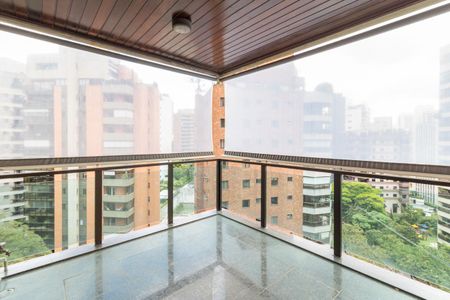 Varanda da Sala de apartamento à venda com 3 quartos, 320m² em Indianópolis, São Paulo