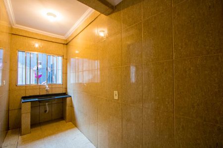 Cozinha de casa para alugar com 1 quarto, 35m² em Jardim Araguaia, Mauá