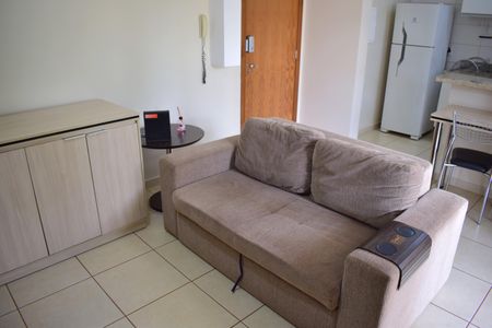 Sala de apartamento para alugar com 1 quarto, 47m² em Subsetor Sul - 7 (s-7), Ribeirão Preto