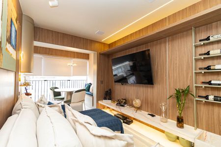 Sala de apartamento à venda com 1 quarto, 42m² em Consolação, São Paulo