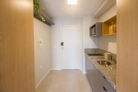 Studio para alugar com 25m², 1 quarto e sem vaga Studio para alugar com 25m², 1 quarto e sem vagaCozinha