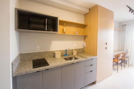 Studio para alugar com 25m², 1 quarto e sem vaga Studio para alugar com 25m², 1 quarto e sem vagaCozinha