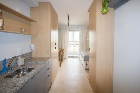 Studio para alugar com 25m², 1 quarto e sem vaga Studio para alugar com 25m², 1 quarto e sem vagaCozinha