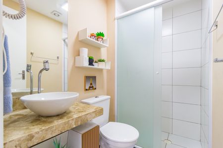 Studio à venda com 28m², 1 quarto e sem vaga Studio à venda com 28m², 1 quarto e sem vagaBanheiro