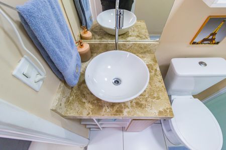 Studio à venda com 28m², 1 quarto e sem vaga Studio à venda com 28m², 1 quarto e sem vagaDetalhe - Banheiro