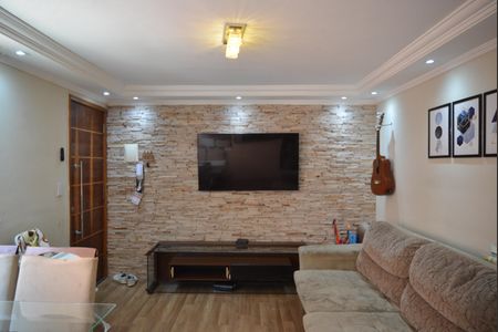 Sala de apartamento para alugar com 2 quartos, 56m² em Vila Camilópolis, Santo André