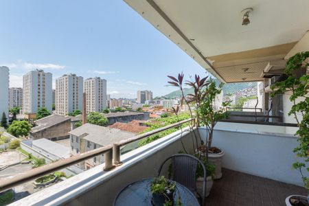 Varanda da Sala de apartamento à venda com 3 quartos, 210m² em Grajaú, Rio de Janeiro