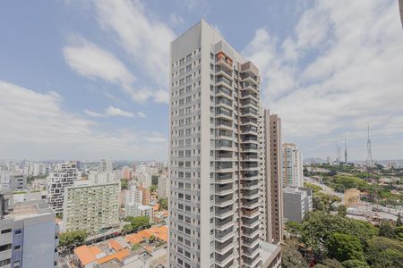 Vista da Varanda de kitnet/studio para alugar com 1 quarto, 27m² em Pinheiros, São Paulo