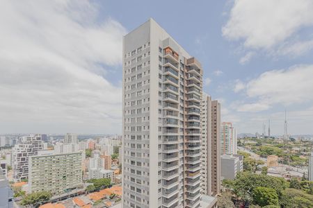 Vista da Varanda de kitnet/studio à venda com 1 quarto, 27m² em Pinheiros, São Paulo