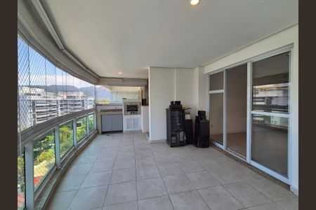 Varanda da Sala de apartamento à venda com 4 quartos, 316m² em Recreio dos Bandeirantes, Rio de Janeiro